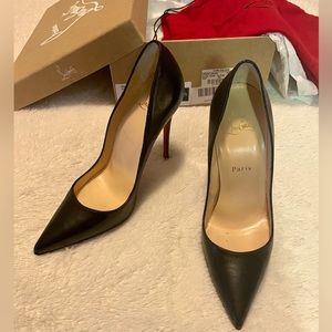 Black Christian Louboutin So Kate 120 Nappa Shiny
